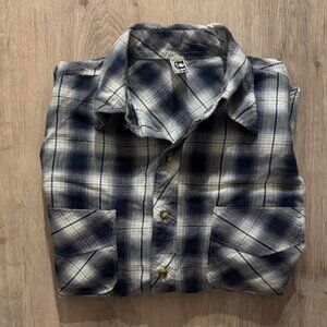 Vtg Ametora Japanese Heavyweight Plaid Flannel Shirt - $48
